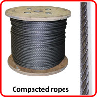 Compacted ropes