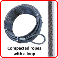 Compacted ropes
