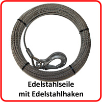 Liny nierdzewne z hakiem nierdzewnym
