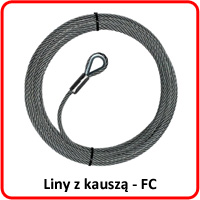 Liny z kauszą - FC