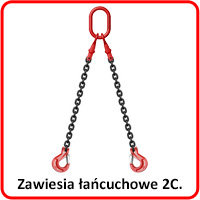 Zawiesia łańcuchowe 2-cięgnowe