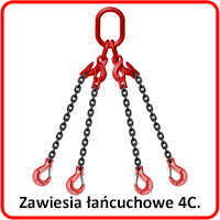 Zawiesia łańcuchowe 4-cięgnowe