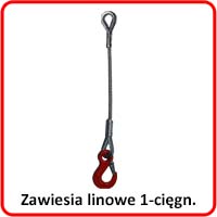 Zawiesia linowe 1-cięgnowe