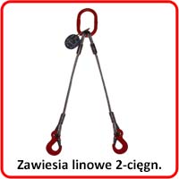 Zawiesia linowe 2-cięgnowe