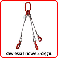 Zawiesia linowe 3-cięgnowe